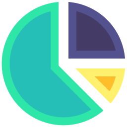 cirkeldiagram icoon