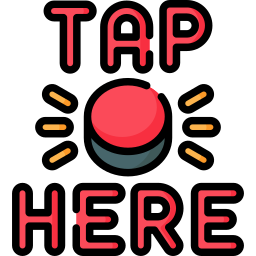Tap here icon