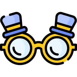 Party glasses icon