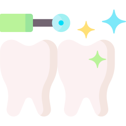 Dental cleaning icon