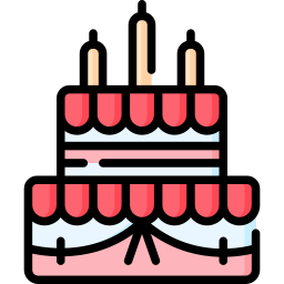 Birthday cake icon