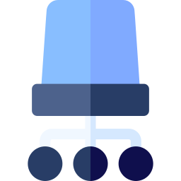 Desk chair icon