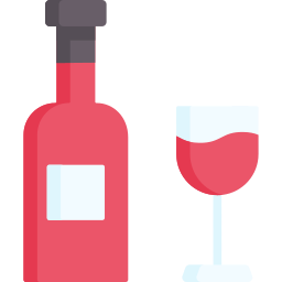 bouteille de vin Icône