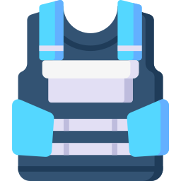 Bulletproof vest icon