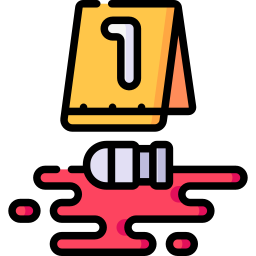 Crime scene icon