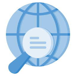 investigación global icono