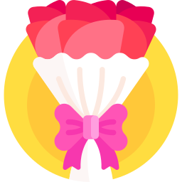 Flower bouquet icon