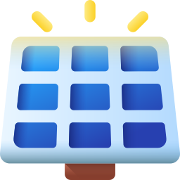 Solar panel icon