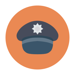 Кепка полиции иконка