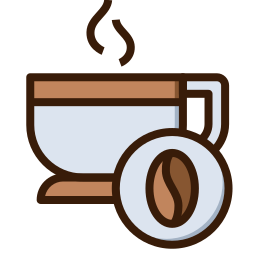 café quente Ícone