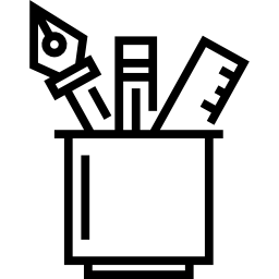 Pencil case icon