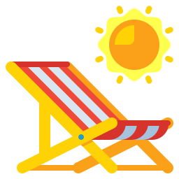 cadeira de praia Ícone