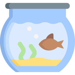 Fish bowl icon