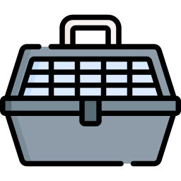 Pet carrier icon