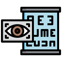 Eye exam icon