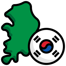 corea del sud icona