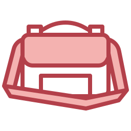 bolsa de mensajero icono