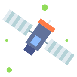 satellite spaziale icona