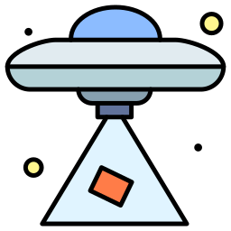 buitenaards schip icoon