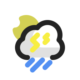 Heavy rain icon