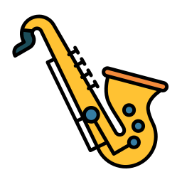 saxofoon icoon
