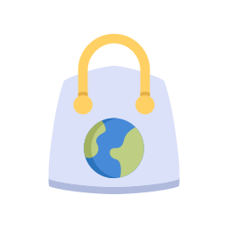 bolsa ecológica icono