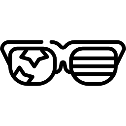 des lunettes Icône