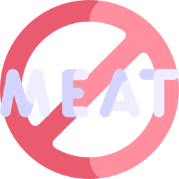 bez mięsa ikona