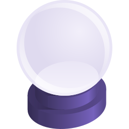 Crystal ball icon