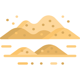 le sable Icône