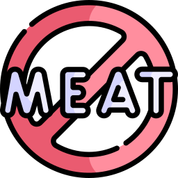 bez mięsa ikona