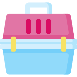 Pet carrier icon