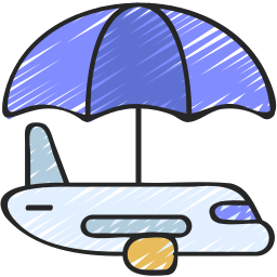 Travel insurance icon