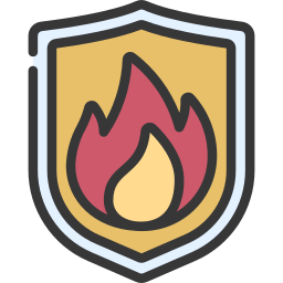 prevención de fuego icono