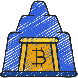 mina de bitcoins icono