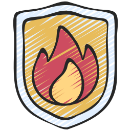 Fire prevention icon