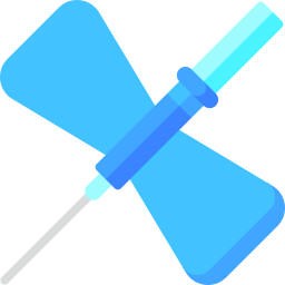 Butterfly needle icon