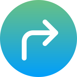 Turn right icon