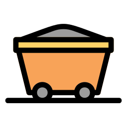 Mining cart icon