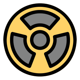 straling teken icoon