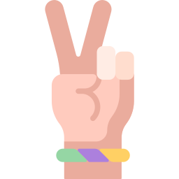 Peace sign icon