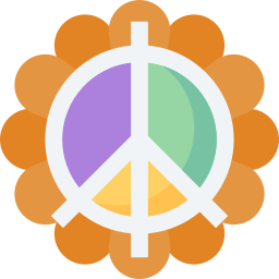 Peace sign icon