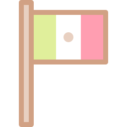 bandiera messicana icona