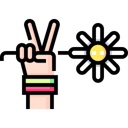 Peace sign icon