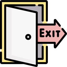출구 문 icon