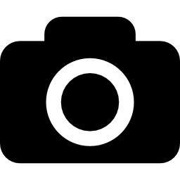 simbolo dell'interfaccia della fotocamera fotografica per il pulsante icona