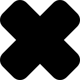 Cross gross symbol icon