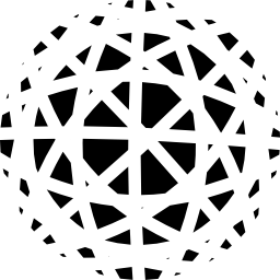 sterrenraster op aardesymbool icoon