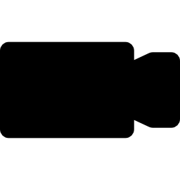 silhouette de caméra de cinéma Icône