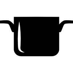 Cooking bowl for kitchen icon
